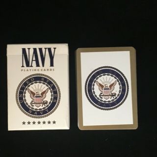 United States Navy Playing Cards Opened Complete Deck