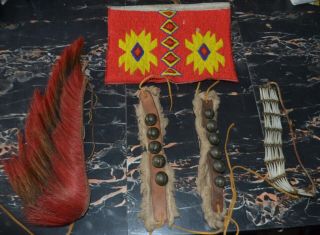 Vintage Native American Sioux Lakota Moccasin Dancing Regalia Bells