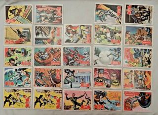 24 Red Bat Batman Puzzle Back Topps Trading Cards 5a - 44a Non - Inclusive,  13a Dup