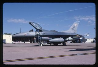 Usaf General Dynamics F - 16c 86 - 0303 35mm Kodachrome Aircraft Slide