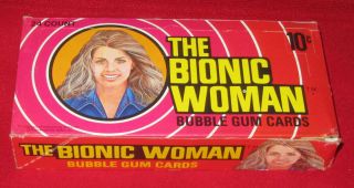 Vintage 1976 Donruss Bionic Woman Full 24 Pack Box @@ 10 Cent @@ Jamie Sommers