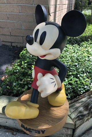 Disney Parks The Mickey Mouse Big Fig Figurine On Base