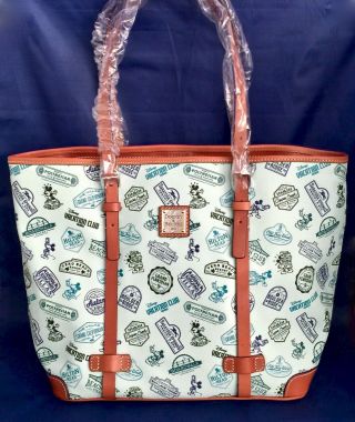 Nwt Disney Vacation Club Exclusive Shopper Tote By Dooney & Bourke Bag Purse