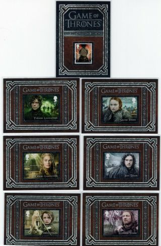 Game Of Thrones Inflexions - Complete Set Of All 15 Collector Stamps (s1 - S15)