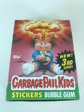 1986 Garbage Pail Kids 3rd Series Full Box 48 Packs Poster