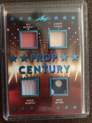 Leaf Pop Century Metal " Prop Century " Quad Relic Murray Chase Murphy Myers 1/25