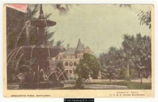Bathurst: Machattie Park C.  1906