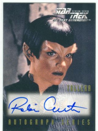 Star Trek The Next Generation Season 7 Autograph A15 Robn Curtis