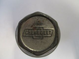 Vintage Brass Chevrolet Axle Grease Cap / Cover 1920 