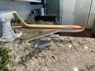 Continental Air Lines Plastic Airplane