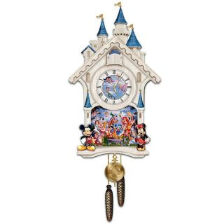 Disney Character Cuckoo Clock Happiest Of Times By The Bradford Exchange