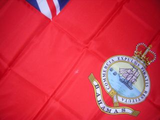 Reproduced British Empire Flag of Bahamas 1923 - 1953 Red Civil Ensign 3X5ft GB 3