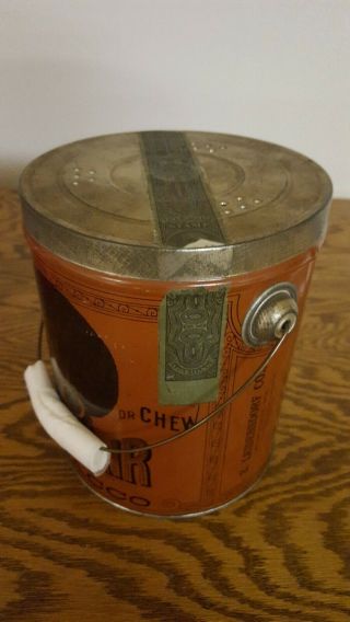 1941 Black Memorabilia Hair Tobacco Tin 3