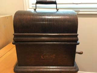 Near Model B Edison Standard Cylinder Player Phonograph - Tall Model Case
