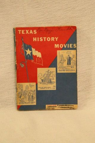 1956 Texas History Movies Texana Comic Book - Mobil Oil Magnolia Petrol Pegasus