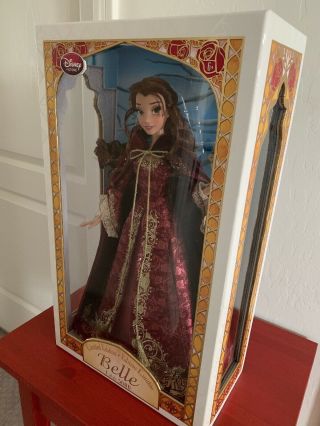 Disney Store Limited Edition Winter Belle 17” Doll Beauty And The Beast LE 2