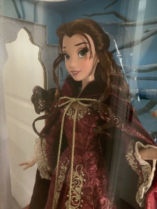 Disney Store Limited Edition Winter Belle 17” Doll Beauty And The Beast LE 3