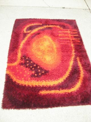 danish rya ege 1965 eames panton wool rug carpet 11
