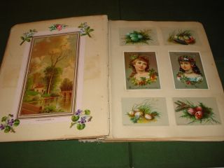 1880 ' s VICTORIAN SCRAP BOOK,  116 DIE CUT IMAGES 3