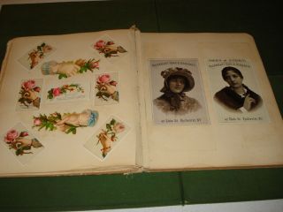 1880 ' s VICTORIAN SCRAP BOOK,  116 DIE CUT IMAGES 8