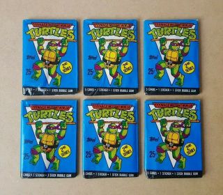 Vintage 1990 Teenage Mutant Ninja Turtles Cards Topps 2nd Series Tmnt