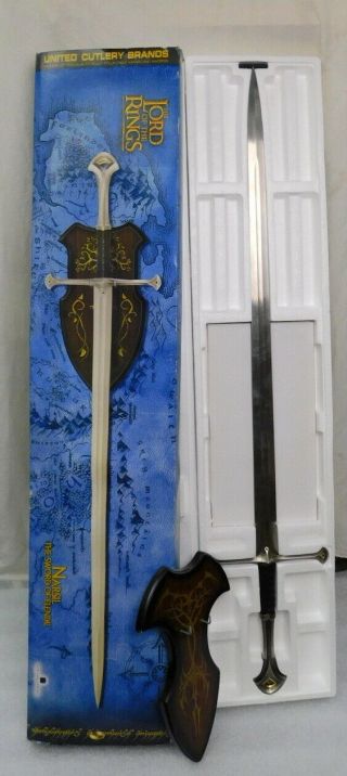 Lord Of The Rings Narsil The Sword Of Elendil United Cutlery Official License