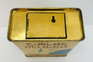 Judaica JNF/KKL Palestine made Rare Savings Box (Blue Box) 1930 ' s 3 6