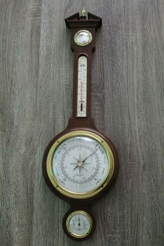 Vintage Airguide Banjo Style Weather Station,  29 " Barometer Fee & Stemwedal Inc.