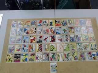 Vintage 1966 Complete 66 Card Set Donruss Marvel - Heroes Spider - Man