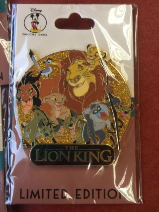 Disney Employee Center Lion King 5 pin set LE 250 3