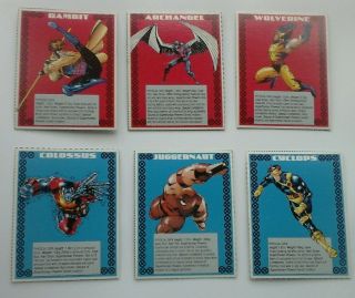 X - Men Cards Set From Uk Cereal