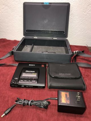 Sony Discman D - 303 Cd Player Mega Bass Box