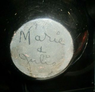 MARIE & JULIAN MARTINEZ - San Ildefonso Pottery Black On Black Jar 3