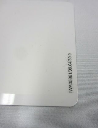 IWC Watch & Chronograph Guarantee/Service Book Open Blank Card Micro Fiber Cloth 8