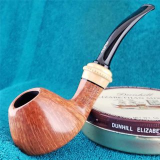Very Don Carlos 3 Note Large 3/4 Bent Brandy Freehand Italian Estate Pipe