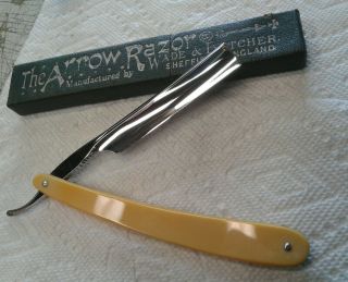 Minty Wade & Butcher Elite Straight Razor 9/16 " Double Jimps,  Shave Ready