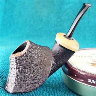 Unsmoked David Huber Wide Volcano Variant Freehand American Estate Pipe