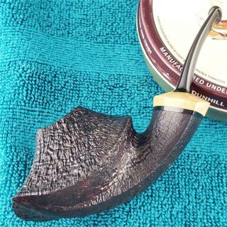UNSMOKED DAVID HUBER WIDE VOLCANO VARIANT FREEHAND American Estate Pipe 2