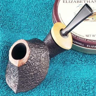 UNSMOKED DAVID HUBER WIDE VOLCANO VARIANT FREEHAND American Estate Pipe 4