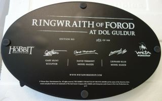Weta LOTR The Hobbit - Ringwraith of Forod at Dol Guldur 1/6 figure (292/500) 8