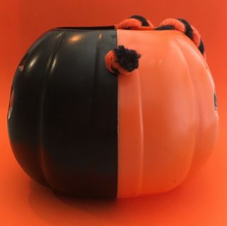 Very RARE Plastic Kokomold Jack O Lantern Halloween Candy Container Rosbro 2