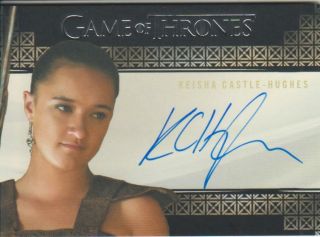 Game Of Thrones Season 7 Vs Style Autograph Card - Keisha Castle - Hughes As Obara