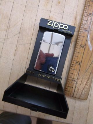 Vintage Zippo Lighter No.  1610 High Polish Slim 1984