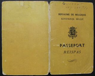 1945,  Belgish Congo,  Consular,  Not Us Passport,  Expired M187