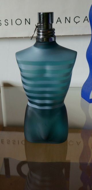 Jean - Paul Gaultier Factice/dummy Blue Perfume Bottle Shaped Like A Man 