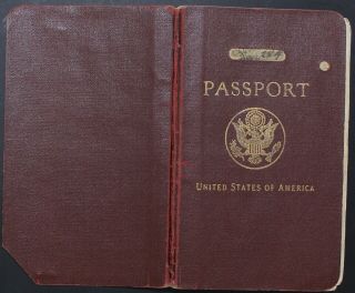 1935,  Us Consular Passport Given In Germany,  Expired M192