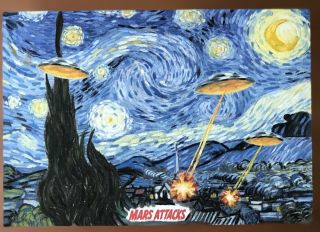Topps Mars Attacks Sketch Card Kevin Graham Ap