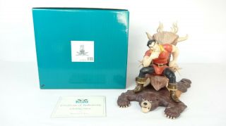 Disney Wdcc 1234754 Beauty And The Beast Gaston Scheming Suitor W/coa