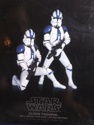 Star Wars Kotobukiya Excl 2000 Pc Clone Troopers 501st Legion 2 Pack 1/10 Scale