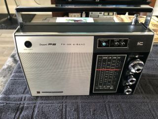 1969 National Panasonic Rf - 959vb Premium Am Lw Mw Sw Fm Rare Transistor Radio